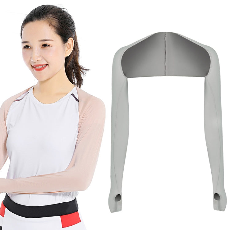 Golf Sunscreen Shawl Sleeves Outdoor Sports Cycling Ice Silk One Word Raglan Sleeves