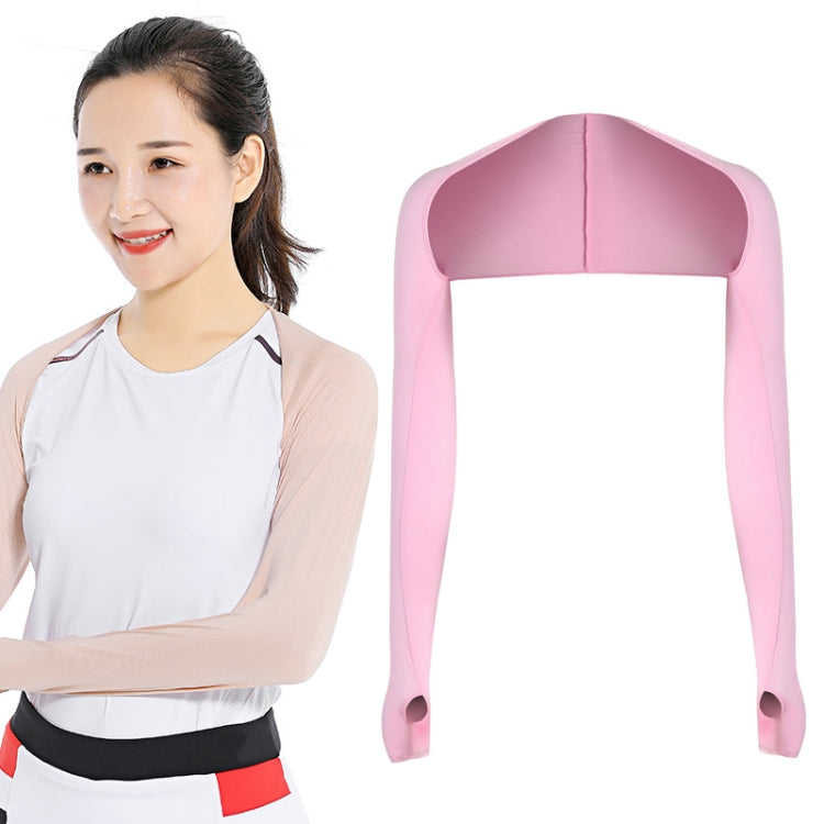 Golf Sunscreen Shawl Sleeves Outdoor Sports Cycling Ice Silk One Word Raglan Sleeves