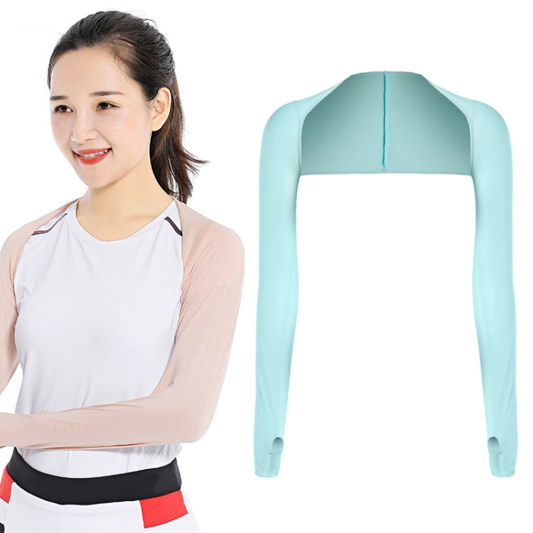 Golf Sunscreen Shawl Sleeves Outdoor Sports Cycling Ice Silk One Word Raglan Sleeves