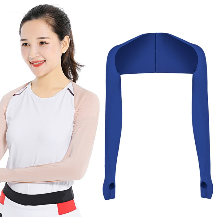 Golf Sunscreen Shawl Sleeves Outdoor Sports Cycling Ice Silk One Word Raglan Sleeves