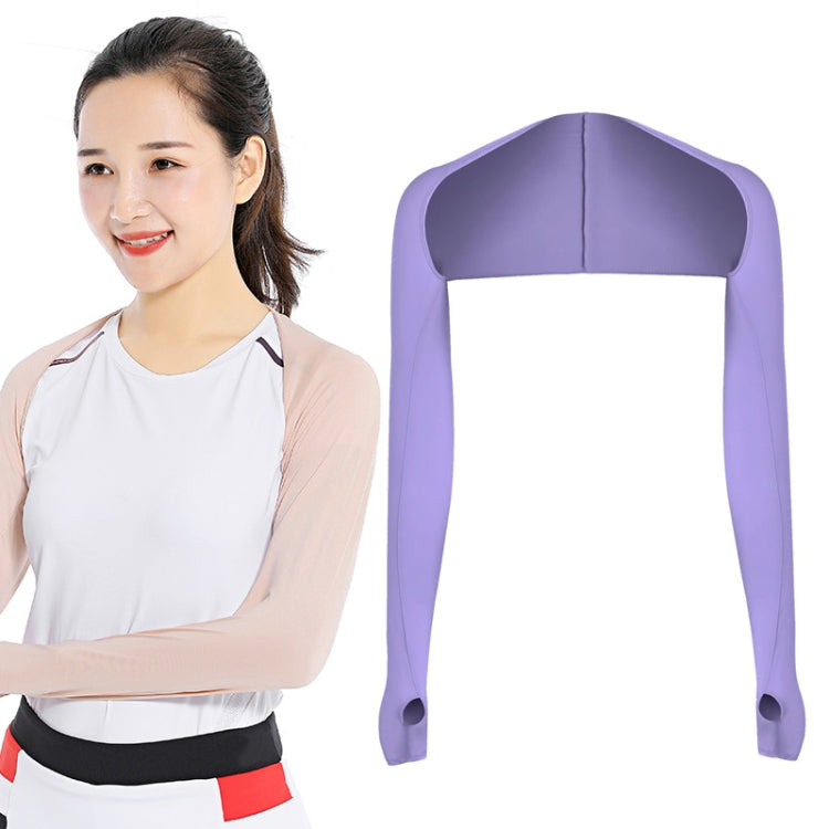 Golf Sunscreen Shawl Sleeves Outdoor Sports Cycling Ice Silk One Word Raglan Sleeves