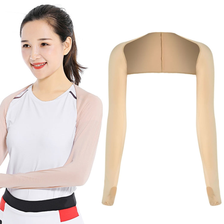 Golf Sunscreen Shawl Sleeves Outdoor Sports Cycling Ice Silk One Word Raglan Sleeves