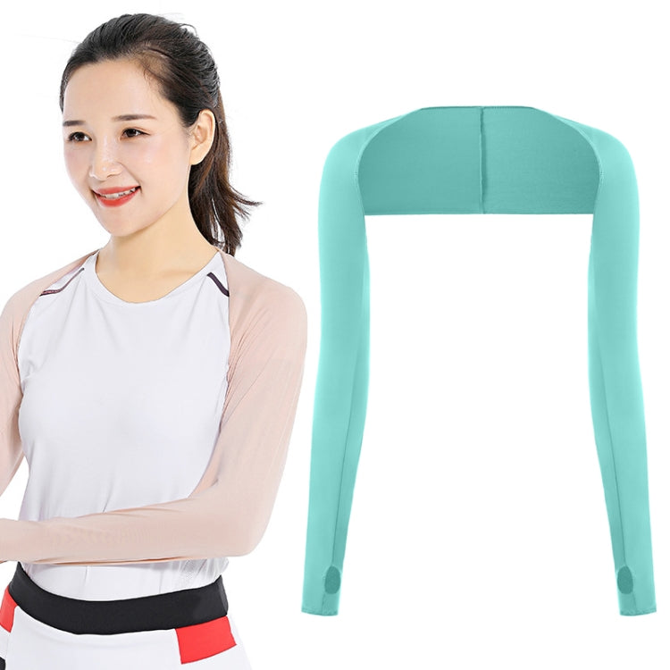 Golf Sunscreen Shawl Sleeves Outdoor Sports Cycling Ice Silk One Word Raglan Sleeves