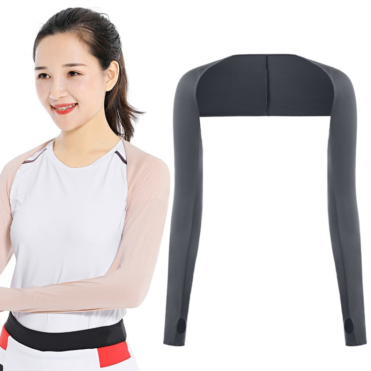 Golf Sunscreen Shawl Sleeves Outdoor Sports Cycling Ice Silk One Word Raglan Sleeves