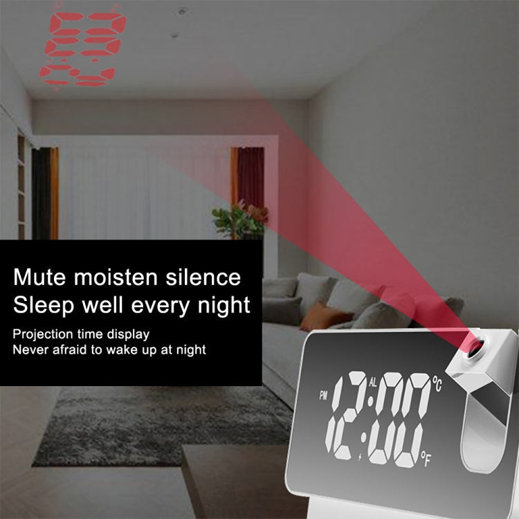 S282 Multifunctional Silent Electronic Digital Projection Clock My Store