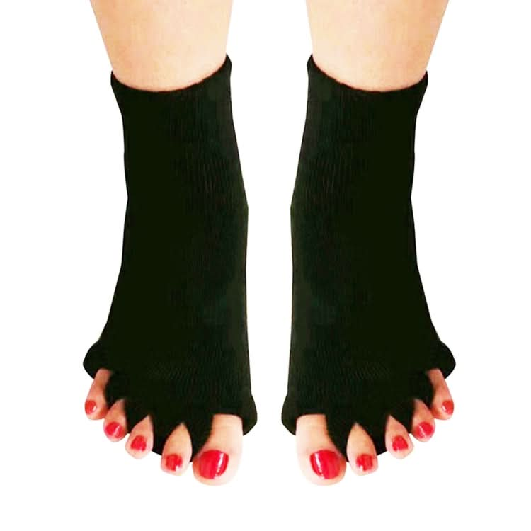 Massage Five-finger Socks Thickened Open-toed Socks Reluova