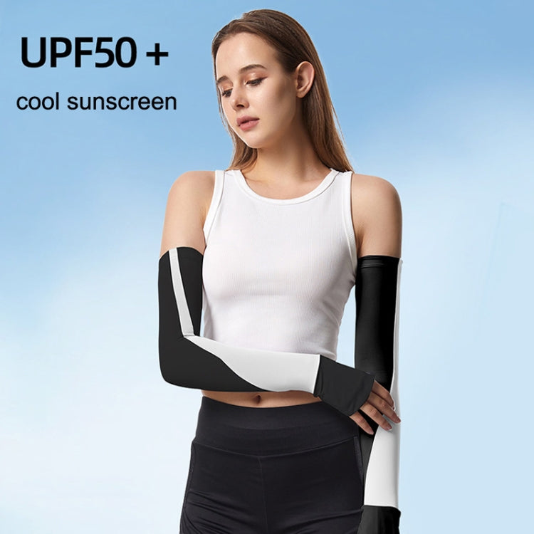 1 Pair Summer Sun Protection Extended Ice Sleeves UV Protection Arm Sleeves