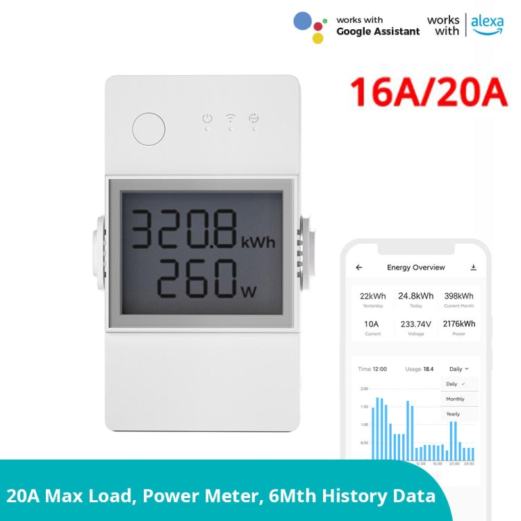 Sonoff POW Elite Intelligent Electricity Statistics Current Power Metering Switch Reluova