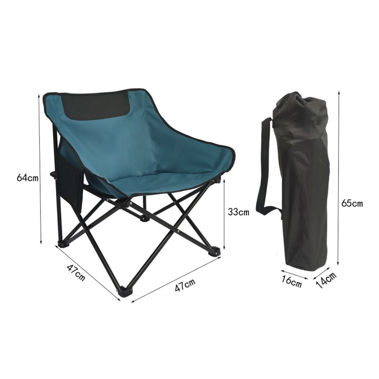 Outdoor Foldable Beach Chair Camping Moon Chair Reluova