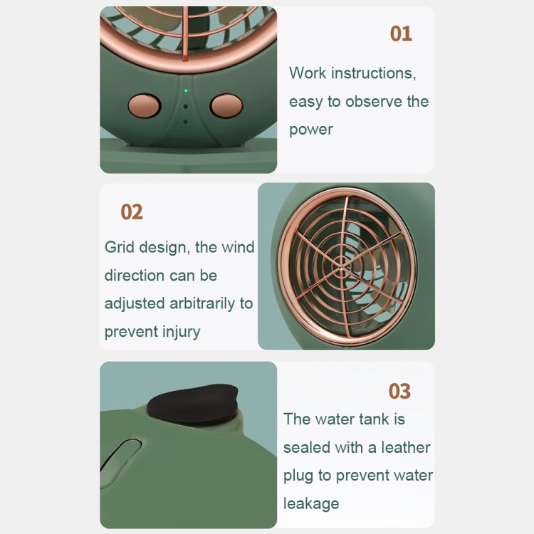 Home Office Portable Desktop Spray Fan Air Cooler, Spec: Reluova