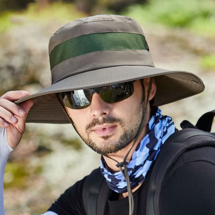 9090 Men Outdoor Fishing Climbing Mountain Large Brim Fisherman Hat-Reluova