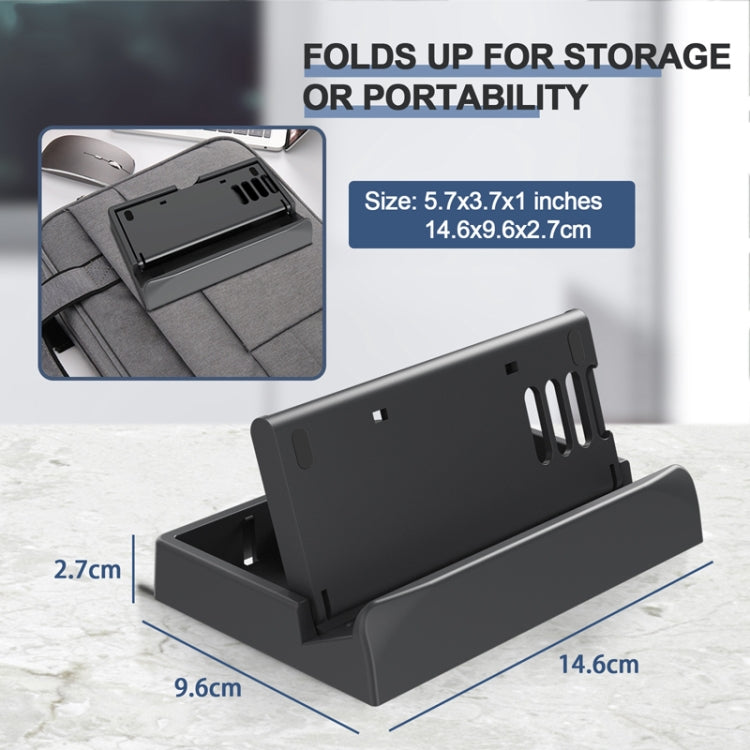 JYS JYS-SD002 Adjustable Base Bracket Portable Non-slip with Cooling Hole For Steam Deck / Switch Reluova