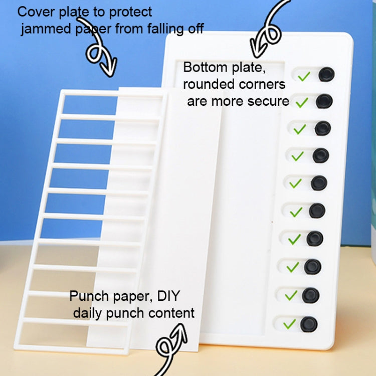 Wall Hanging Checklist Memo Boards Adjustable Checklist Board,Style: Blank Paper Card