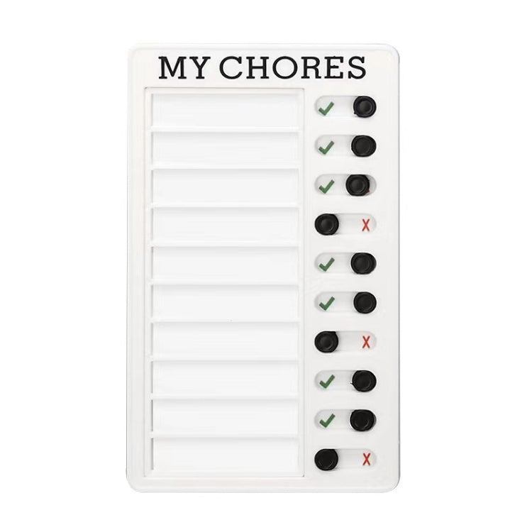 Wall Hanging Checklist Memo Boards Adjustable Checklist Board,Style: Blank Paper Card