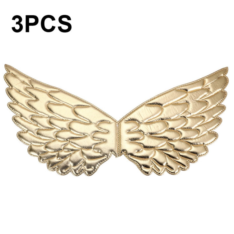 3 PCS Children Prom Dress Up Wings Elf Colorful Wings Party Costume Props