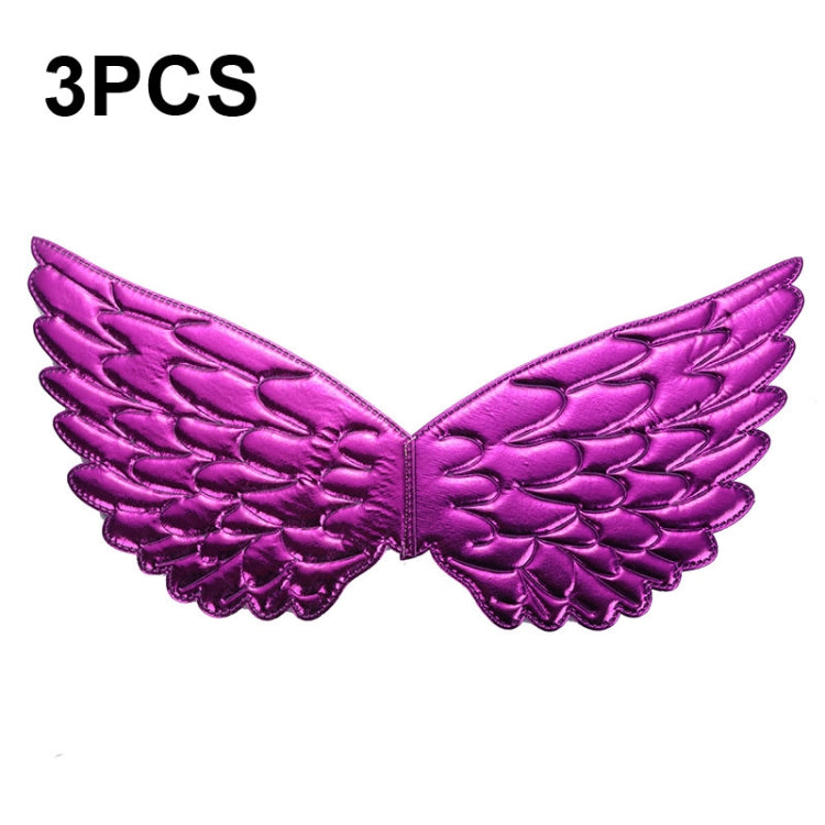 3 PCS Children Prom Dress Up Wings Elf Colorful Wings Party Costume Props