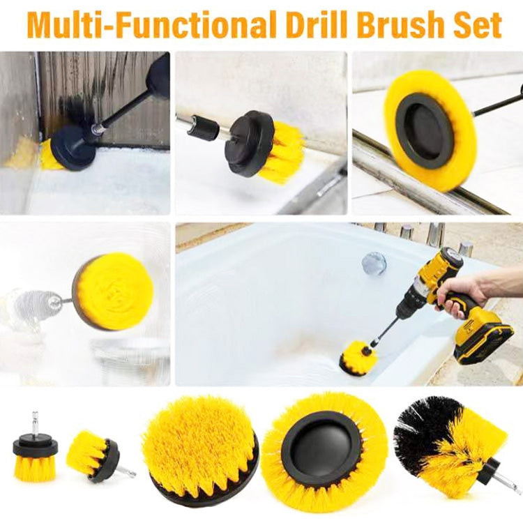 6PCS Electric Drill Head Car Tire Floor Crevice Cleaning Brush ÎҵÄÉ̵ê