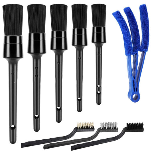 9 PCS / Set Car Interior Outlet Air Conditioning Brush Details Cleaning Brush ÎҵÄÉ̵ê