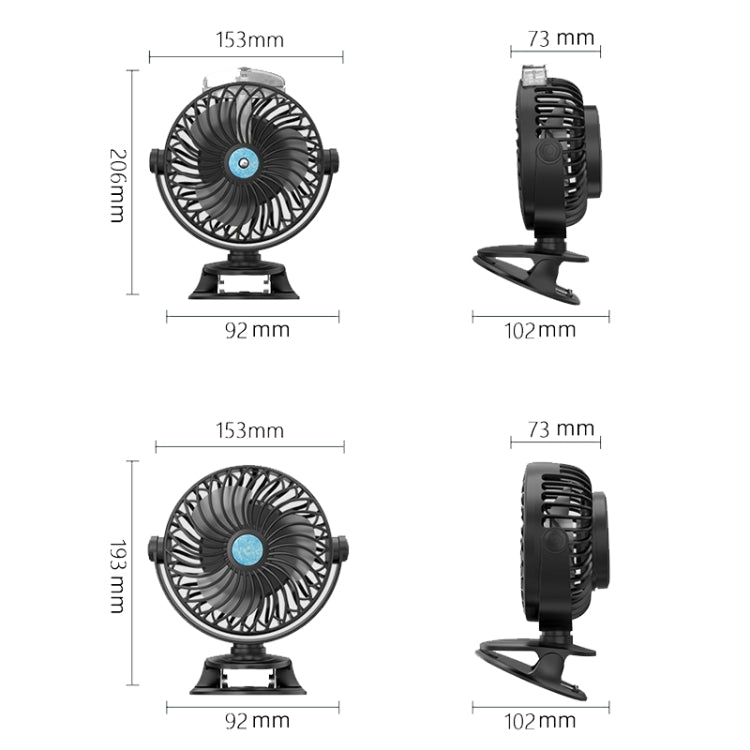 USB Charging Desktop Clip Style Cooling Fan, Spec: Reluova