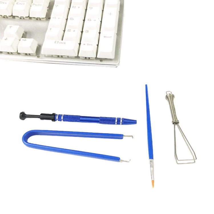 4 In 1 Mechanical Keyboard Keycap Extractor Switch Test Shaft Wire Cleaning Kit-Reluova