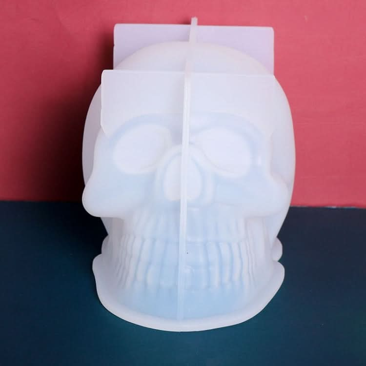 D804 Epoxy Mould Skull Candle Silicone Mould