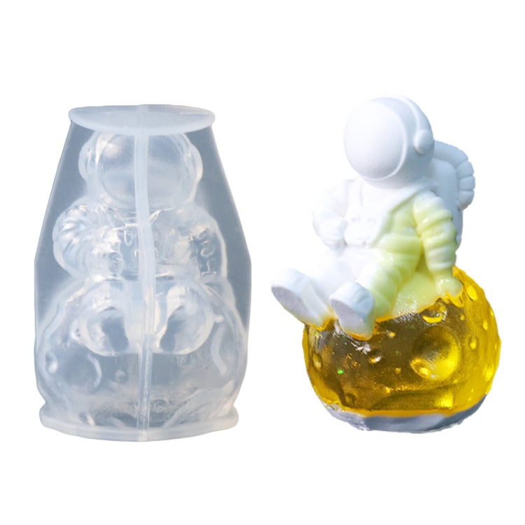 D2120 DIY Drop Mold Lunar Astronaut Bulb Ornament Silicone Mold Office Epoxy Ornament My Store