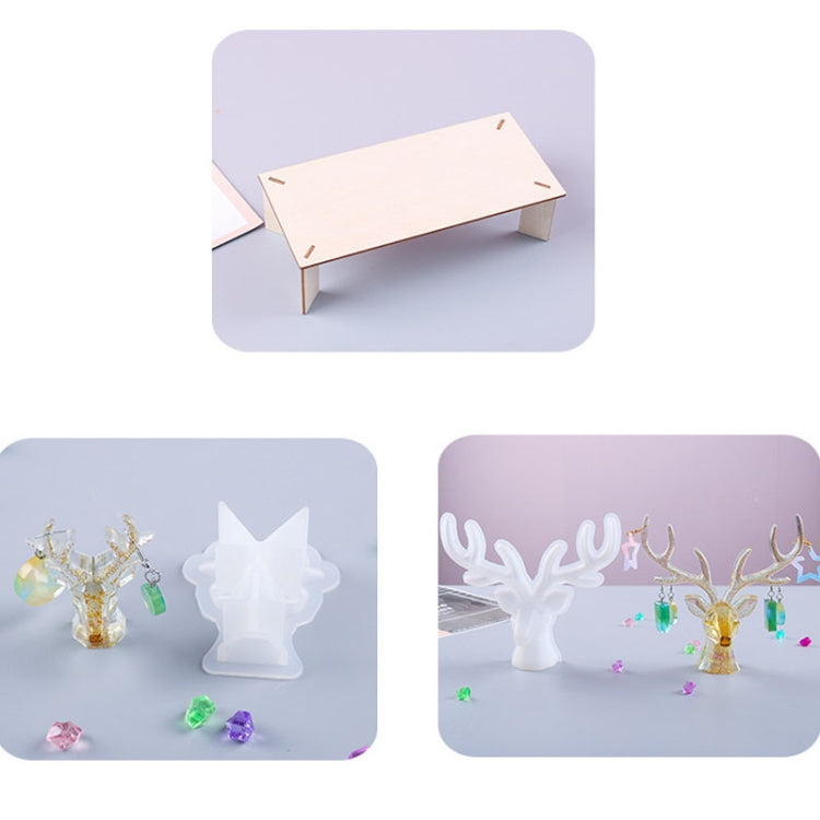 D617 DIY Drop Mold Deer Antler Ornament Silicon Mold My Store