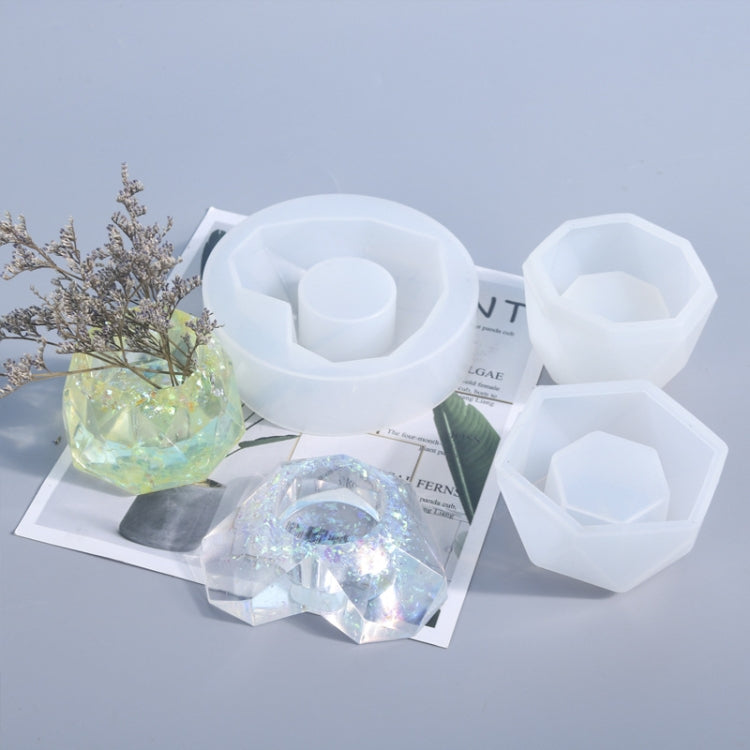 DIY Crystal Drop Glue Silicone Mold For Making Fragrant Candle Pot My Store