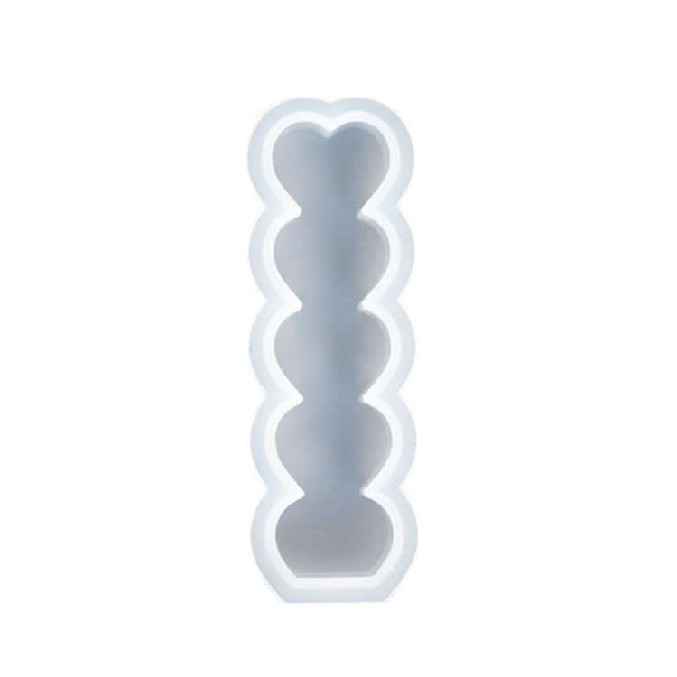 D2111-1 DIY Drop Mold Heart Candle Silicone Mold Reluova