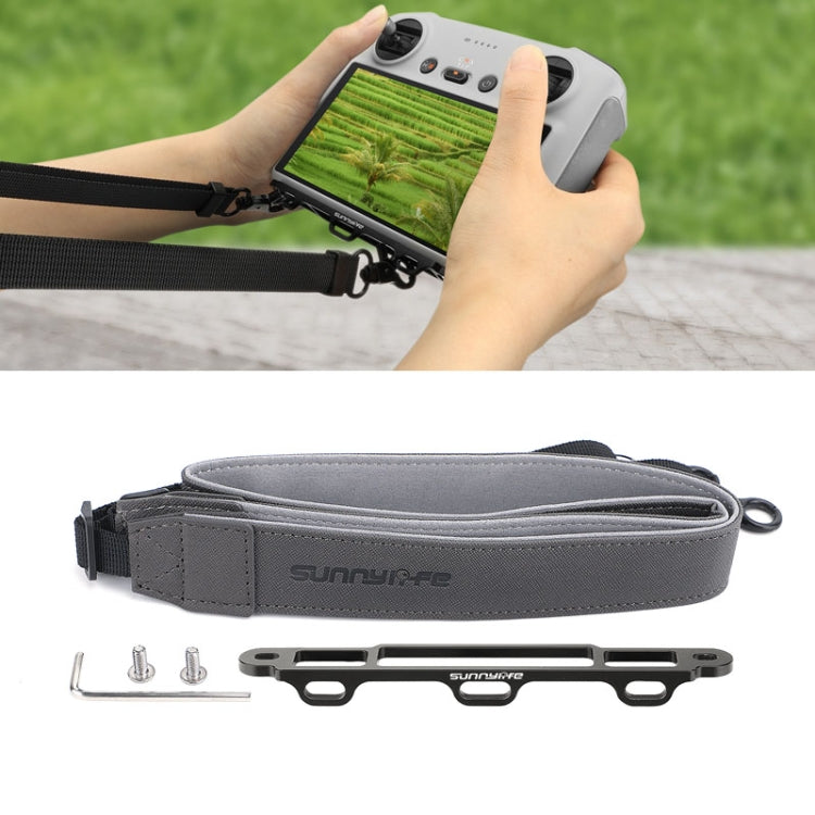 Sunnylife MM3-GS389 For Mini 3 Pro DJI RC with Screen Remote Control Leather Lanyard My Store