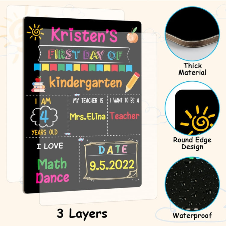 Children Graduation Photo Hanging Crafts Blackboard Message Board My Store