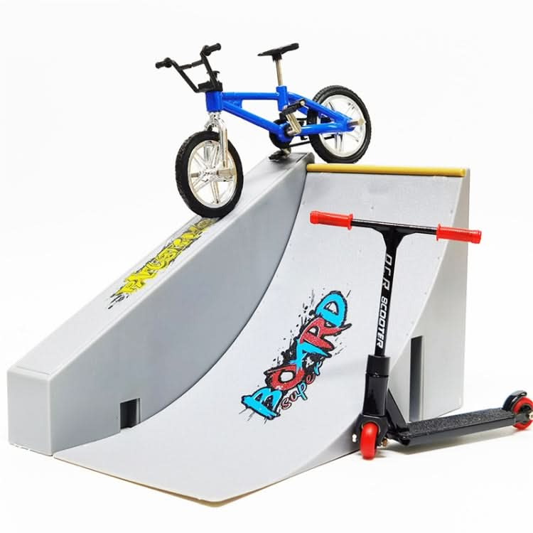 Mini Finger Bike Bicycle Finger Skateboards Skate Ramp Parts Set Reluova