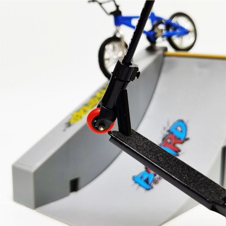 Mini Finger Bike Bicycle Finger Skateboards Skate Ramp Parts Set Reluova