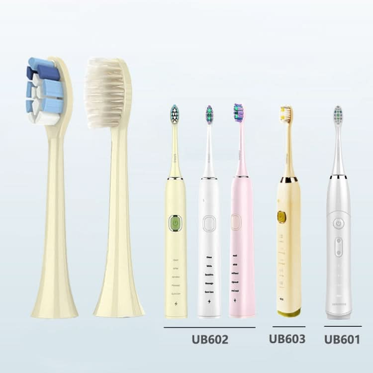 2 PCS Electric Toothbrush Head for Ulike UB602 UB603 UB601,Style:-Reluova