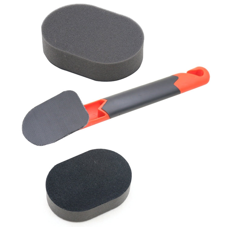 Handle + Sponge Long Handle Car Tire Varnishing Brush Tire Waxing Brush Sponge ÎҵÄÉ̵ê