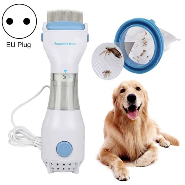 Electric Flea Comb Puppies Fleas Treatment Safe Pets Kill for Dogs Cats - Reluova