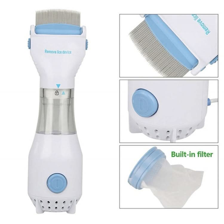 Electric Flea Comb Puppies Fleas Treatment Safe Pets Kill for Dogs Cats - Reluova