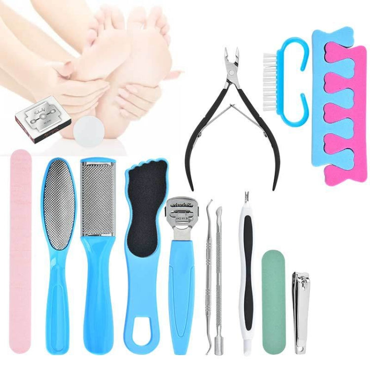 HT16-2 16 In 1 Foot File And Grinder Peeling Pedicure Set Reluova