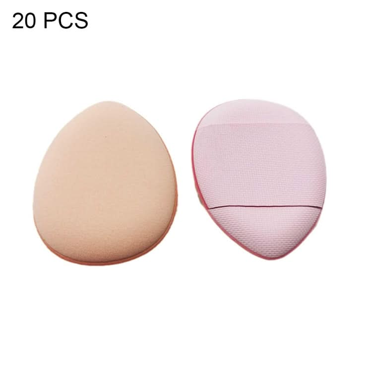 2 Sets/20pcs Packaging Random Color Delivery Mini Leather Wet and Dry Makeup Finger Puff-Reluova