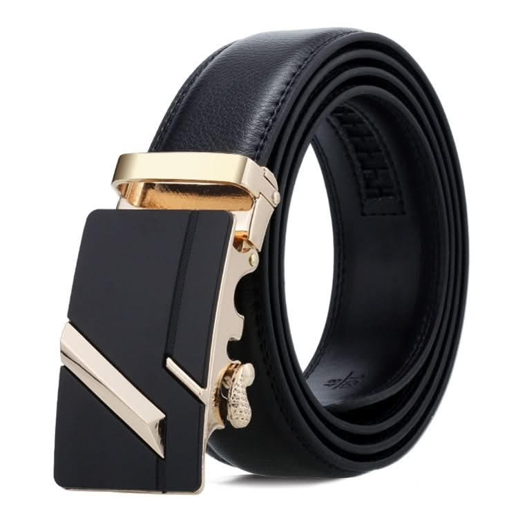 Dandali Casual Men Automatic Buckle Belt Business Soft Leather Pants Band, Series 2 Reluova