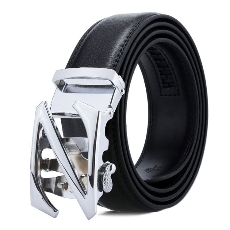 Dandali Casual Men Automatic Buckle Belt Business Soft Leather Pants Band, Series 2 Reluova