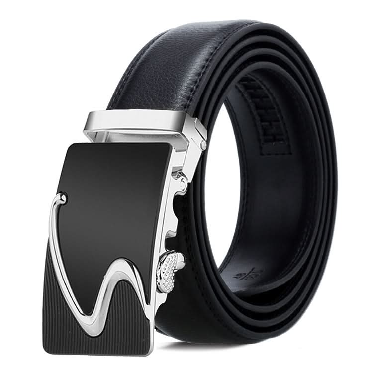 Dandali Casual Men Automatic Buckle Belt Business Soft Leather Pants Band, Series 1 Reluova