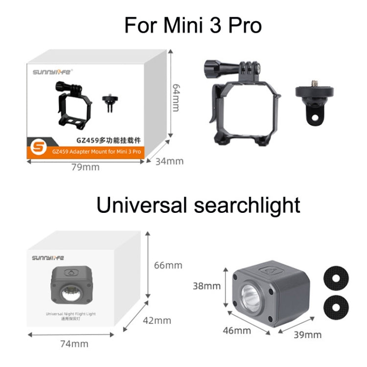 Sunnylife MM3-GZ459 For DJI Mini 3 Pro GoPro10 Action Camera Mount My Store