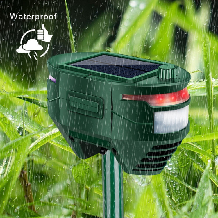 RC-544 Outdoor Solar Ultrasonic Infrared Sensor Animal Repeller My Store