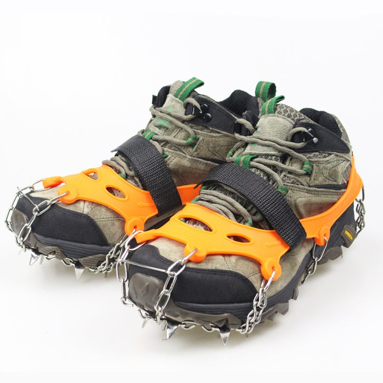 1 Pair  23 Spikes Crampons Outdoor Winter Walk Ice Fishing Snow Shoe Spikes,Size: