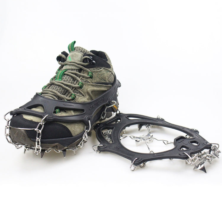 1 Pair  23 Spikes Crampons Outdoor Winter Walk Ice Fishing Snow Shoe Spikes,Size: