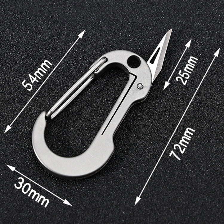 Titanium Alloy Keychain Small Knife Mini EDC Portable Unpacking Knife