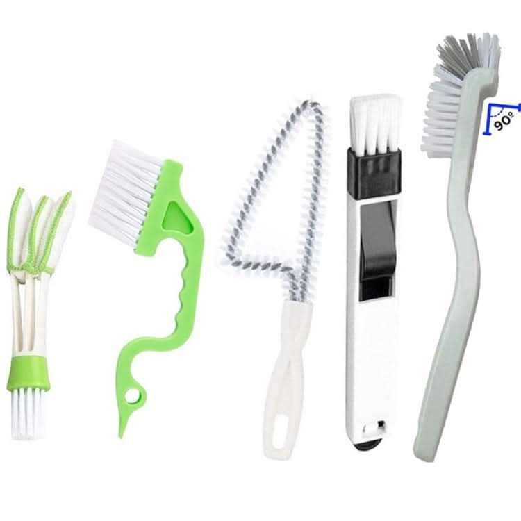 5PCS / Set Groove Cleaning Brush Multi-tool Household Door and Window Brush-Reluova