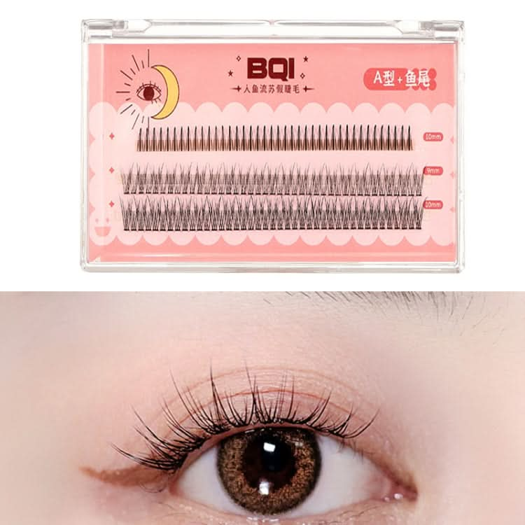 BQI B7229 Lightweight Natural Curling Three-dimensional Slim False Eyelashes, Style: Reluova