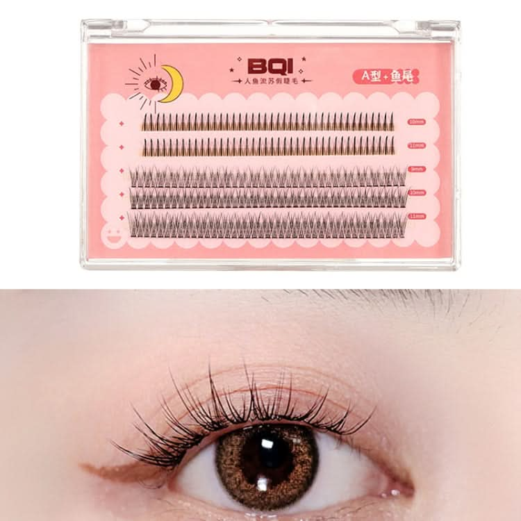 BQI B7229 Lightweight Natural Curling Three-dimensional Slim False Eyelashes, Style: Reluova